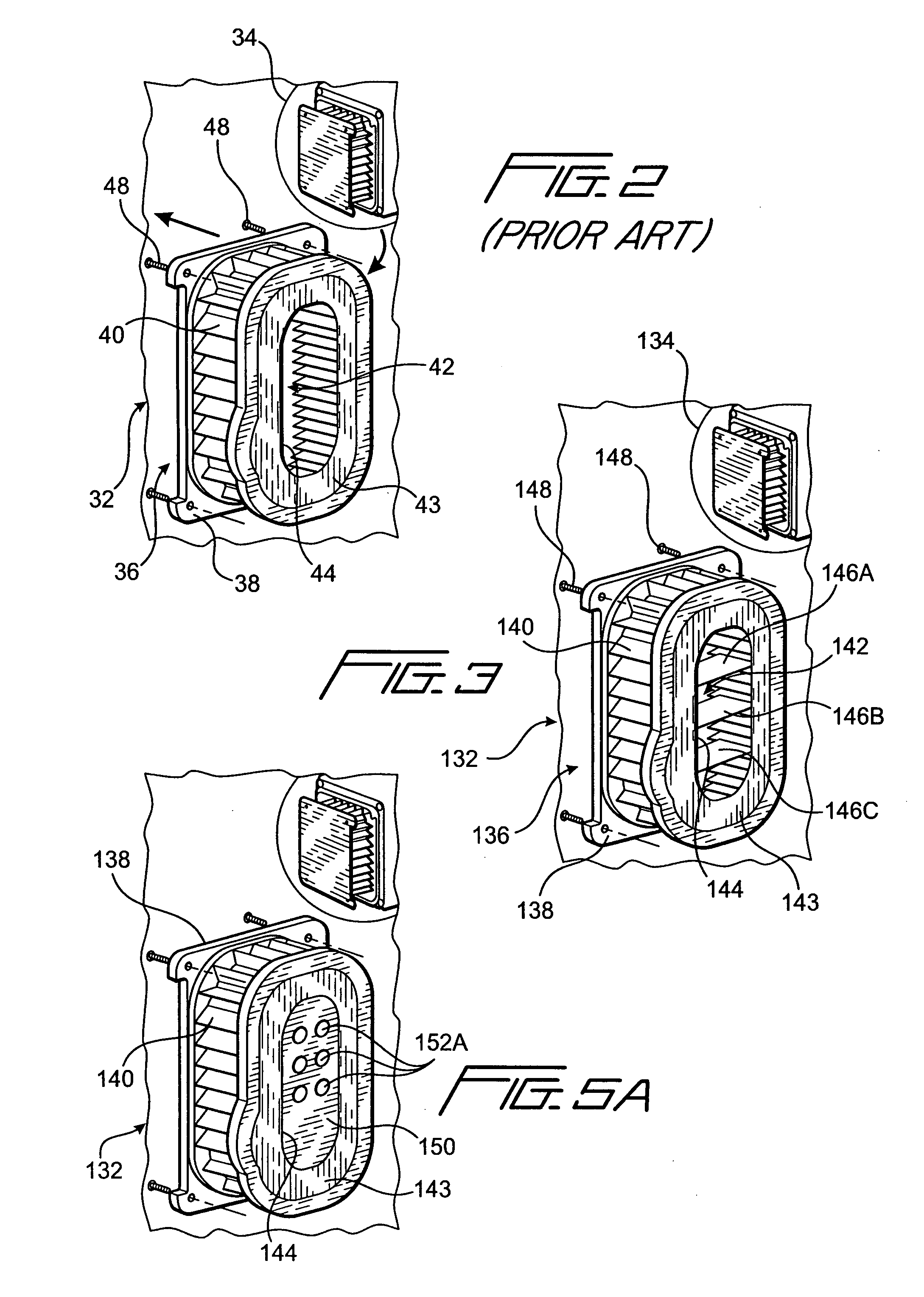Air convection warmer with noise reduction filter