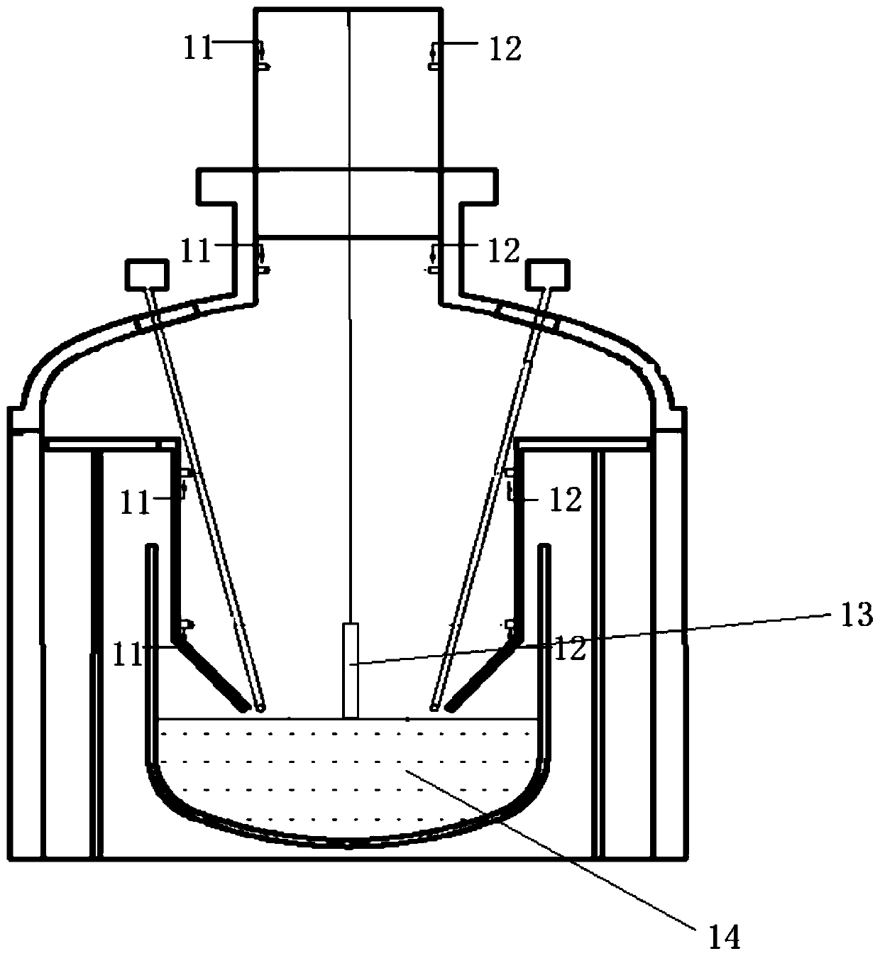 Doping method, single crystal device and single crystal furnace