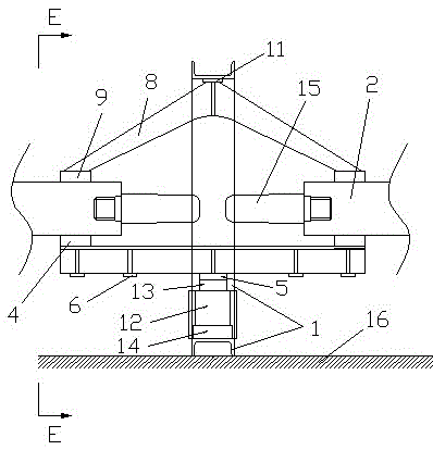 Device and method for measuring coaxiality of horizontal perforating punch of multi-directional die forging hydraulic press