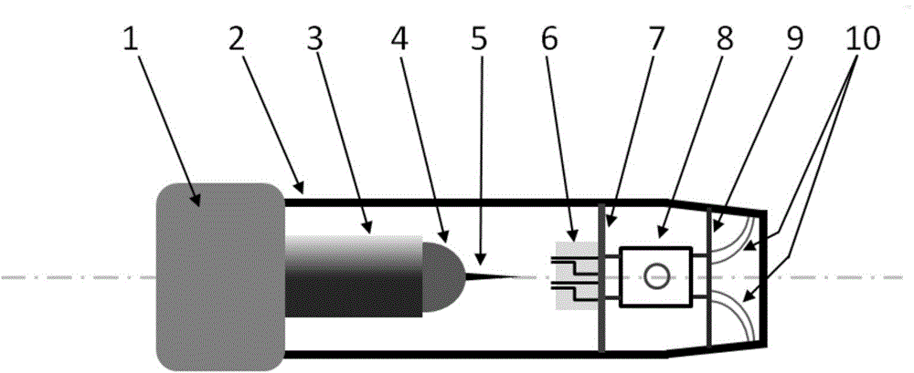 Nano cutting knife for processing nano material and use method thereof