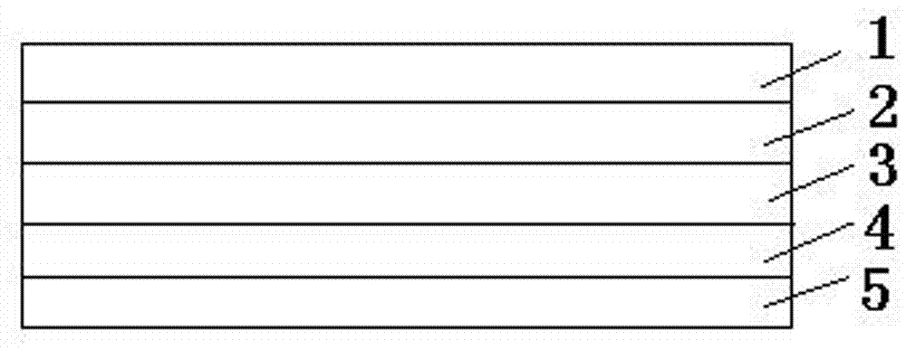 Self-adhesive strong high temperature resistant nylon composite film for waterproof coiled material and processing method thereof