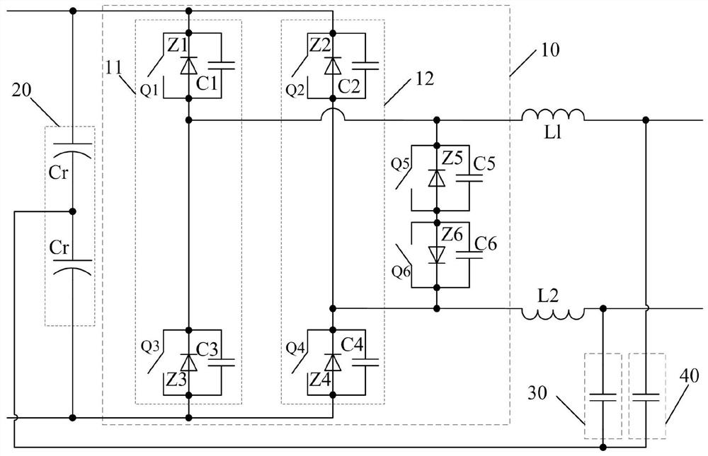 An inverter topology circuit and single-phase inverter