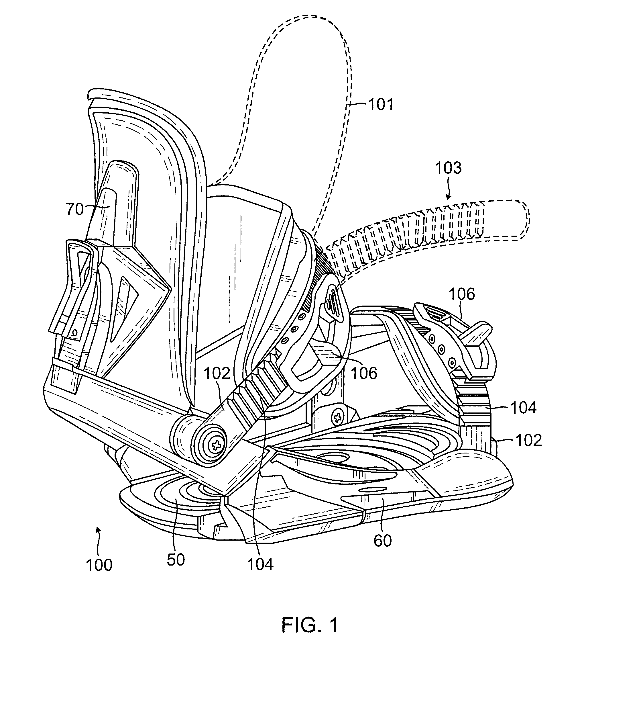 Reformable closure device strap