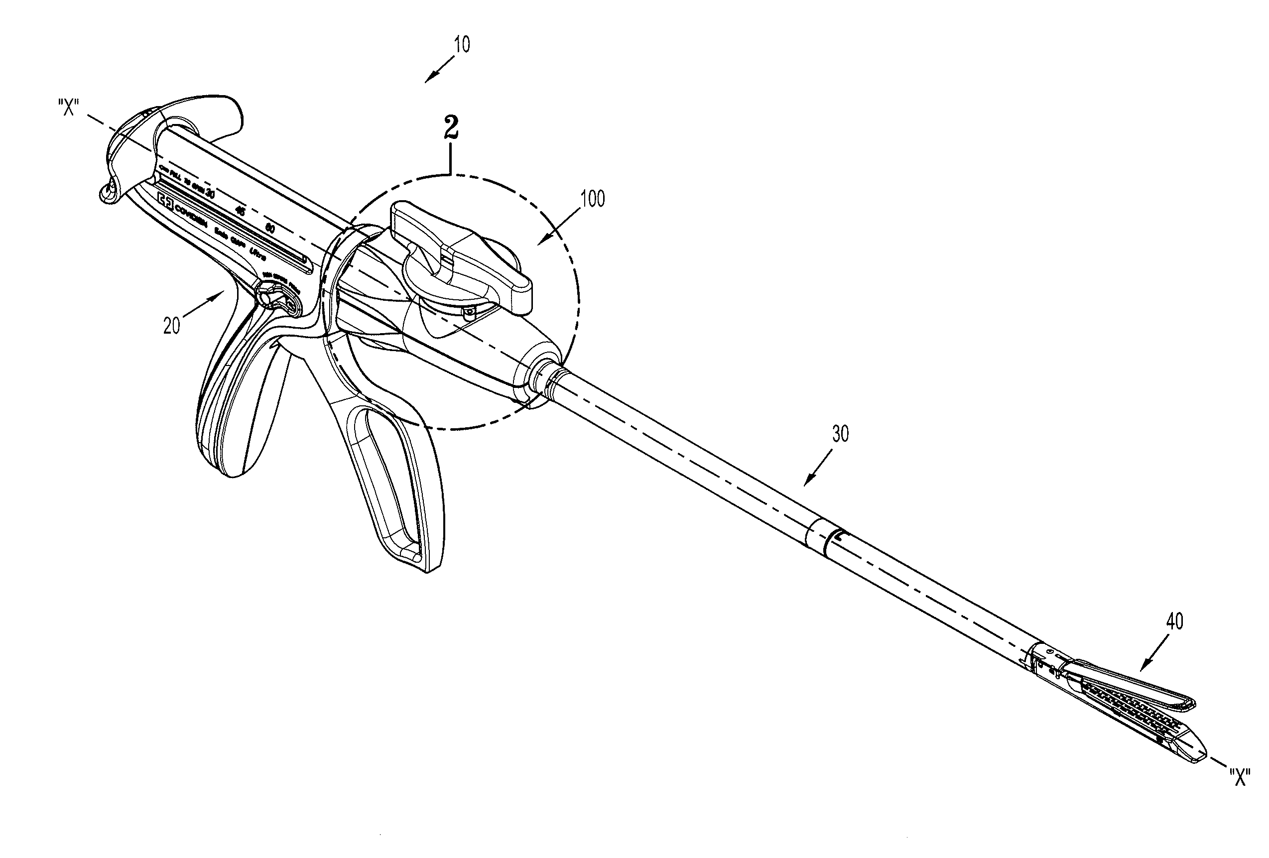 Locking articulation mechanism for surgical stapler