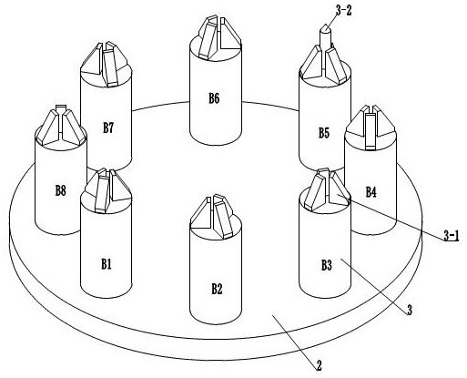 Thick-bottom glass injection bottle with conical groove and manufacturing method of thick-bottom glass injection bottle