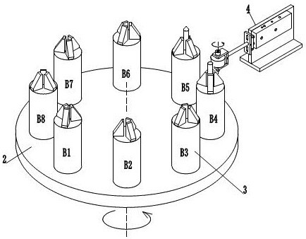 Thick-bottom glass injection bottle with conical groove and manufacturing method of thick-bottom glass injection bottle