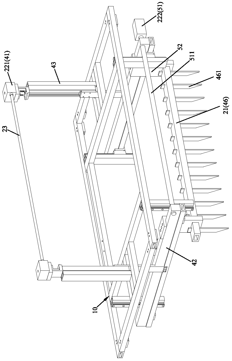 Lineating cutting equipment for tablet sugar forming