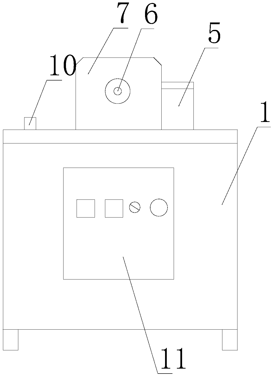 Copper pipe section drawing device
