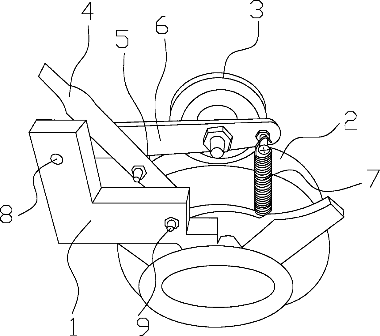 Compacting device of yarns on weaving machine