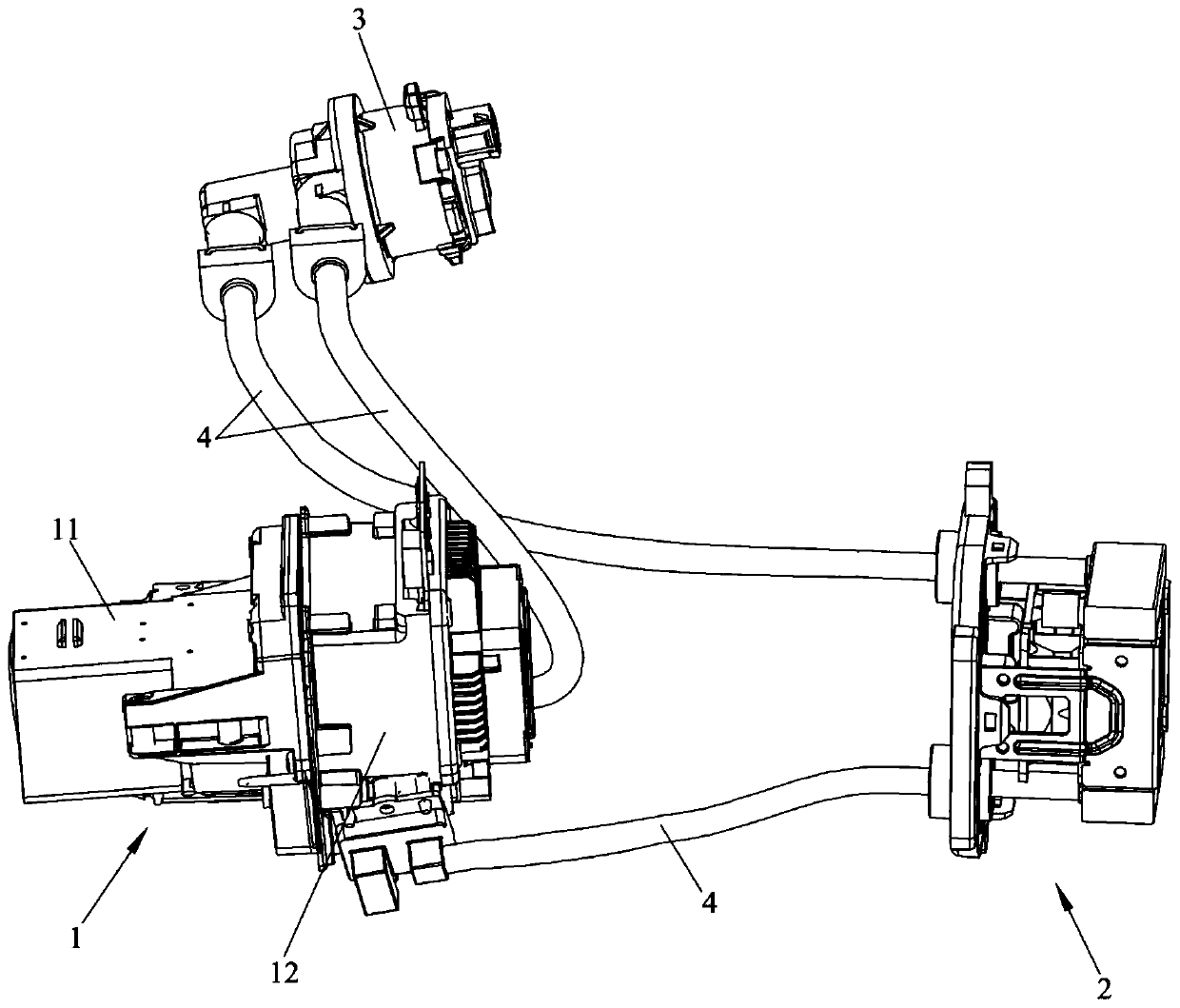 Water-cooled vehicle lamp and vehicle