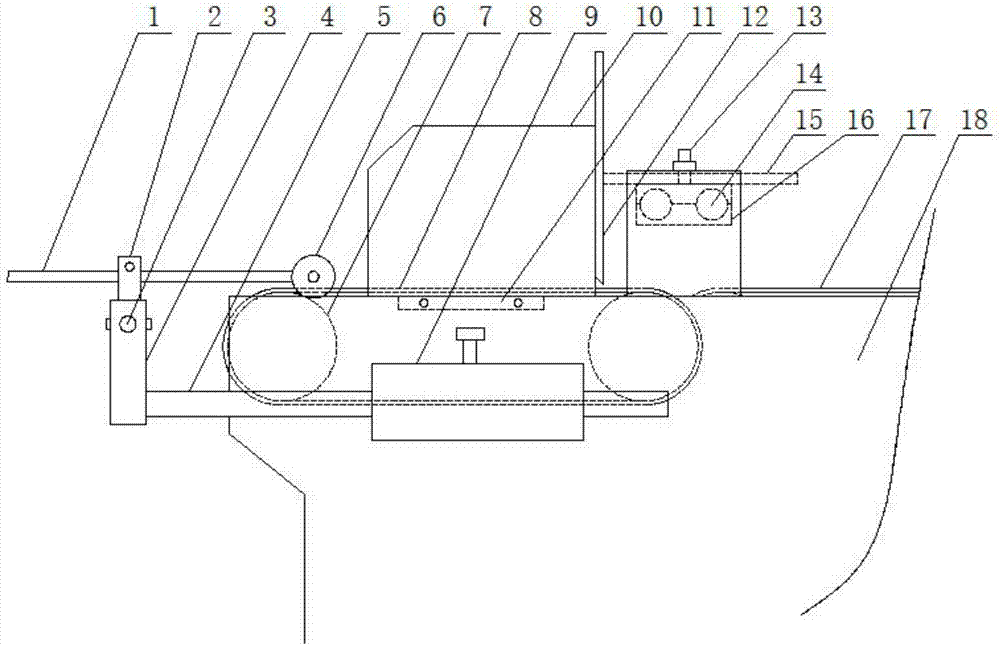 Automatic feeding machine for packaging box