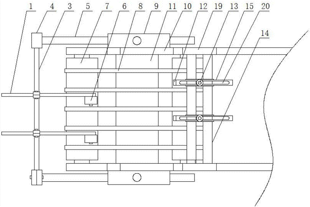 Automatic feeding machine for packaging box