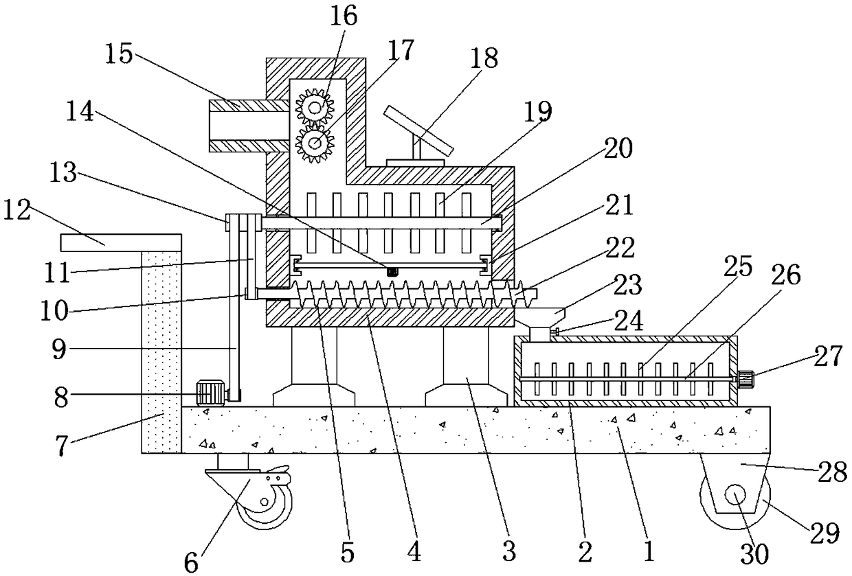 Straw recycling device with fermentation function for agricultural production