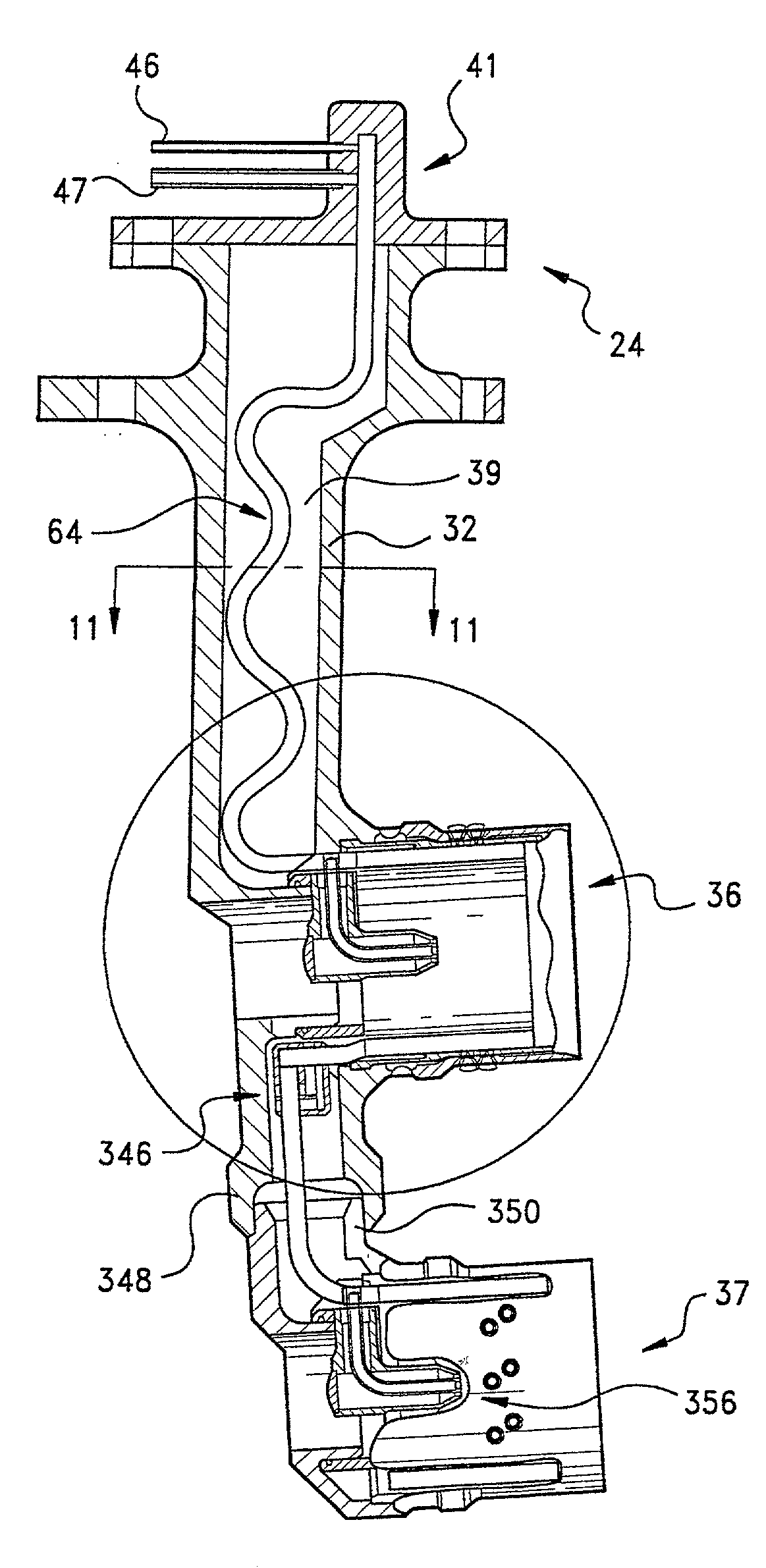 Multi-circuit, multi-injection point atomizer