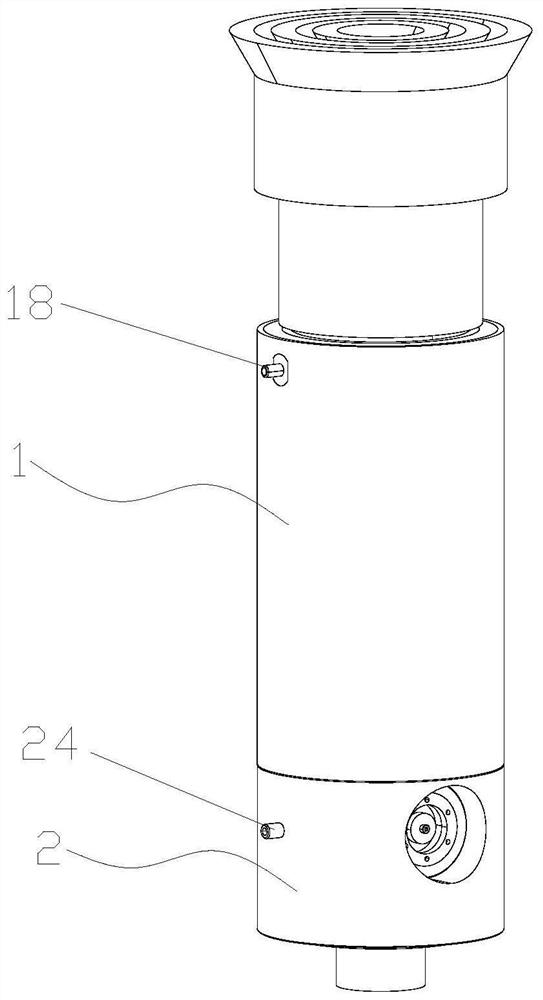 Vacuum well equipment cavity ventilation and pollution discharge device