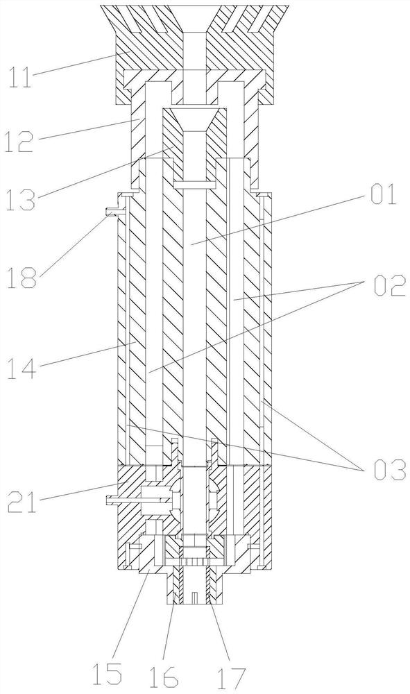 Vacuum well equipment cavity ventilation and pollution discharge device