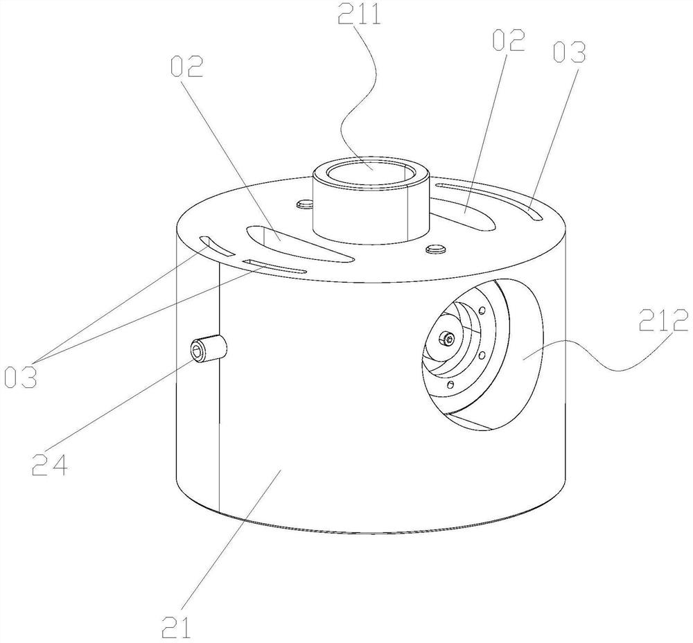 Vacuum well equipment cavity ventilation and pollution discharge device