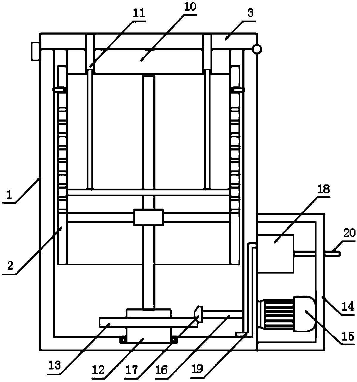 Efficient centrifugal dehydrator and method