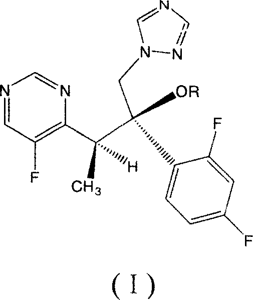 Voriconazole derivate and preparation process thereof