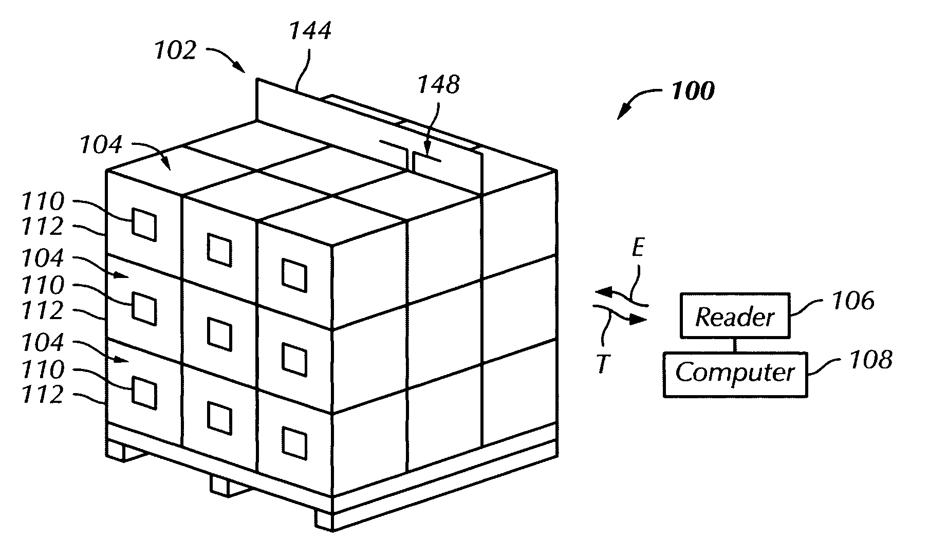 RFID devices for enabling reading of non-line-of-sight items