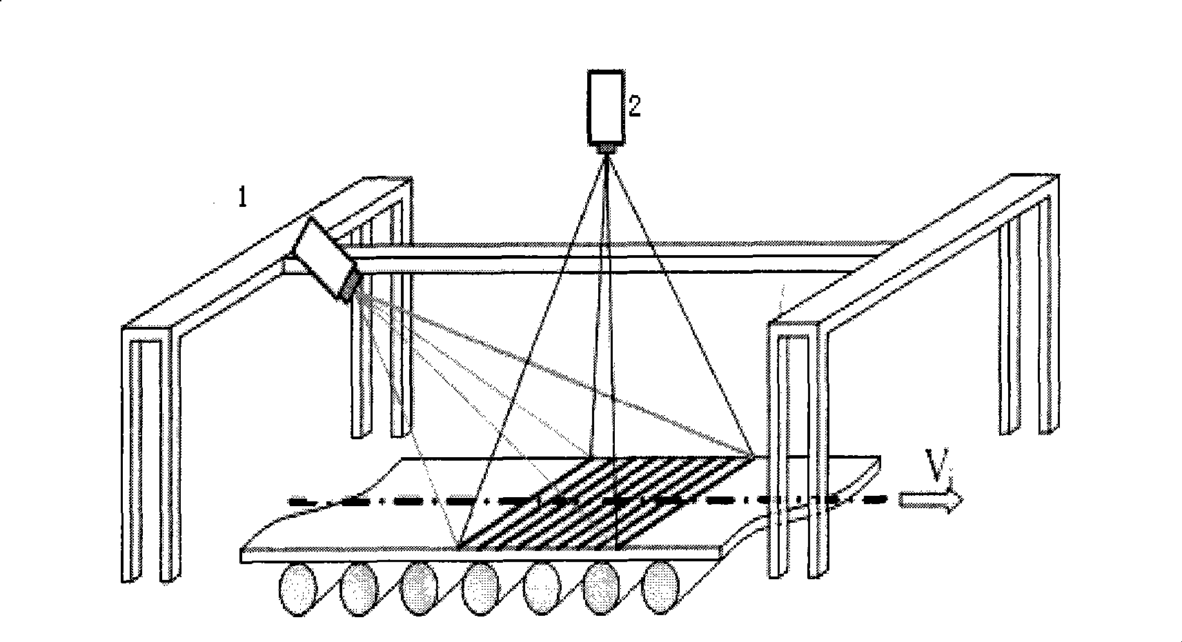 Strip-steel flatness measuring method based on single-step phase-shift method