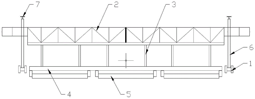 A method for controlling the top surface line shape of concrete foundation bed