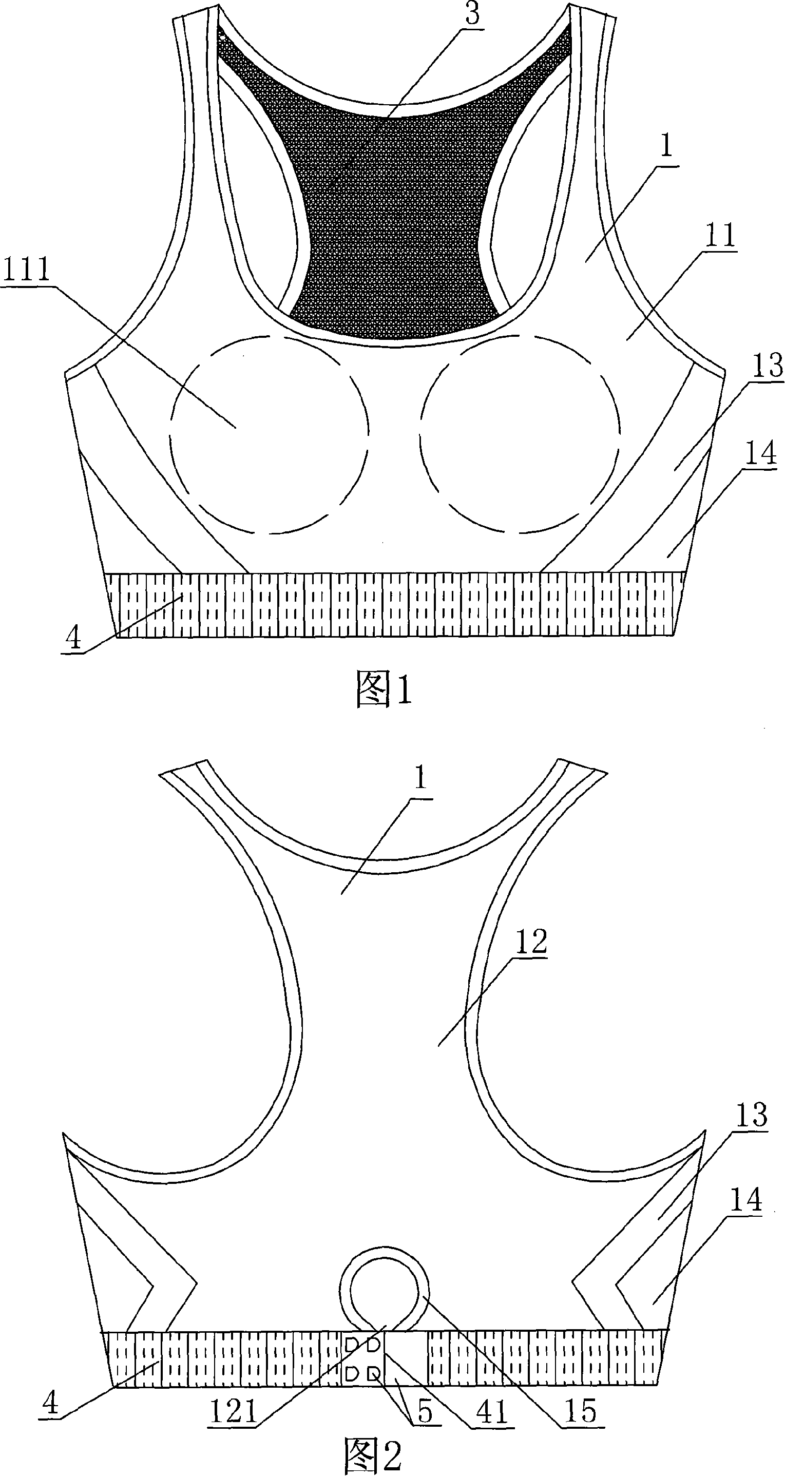 Integrated molding sports underwear with steel ring-free cup