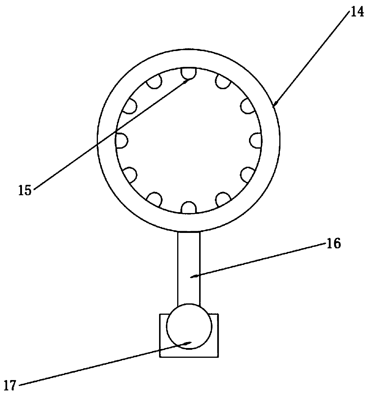 Fixing device for film shooting of arm