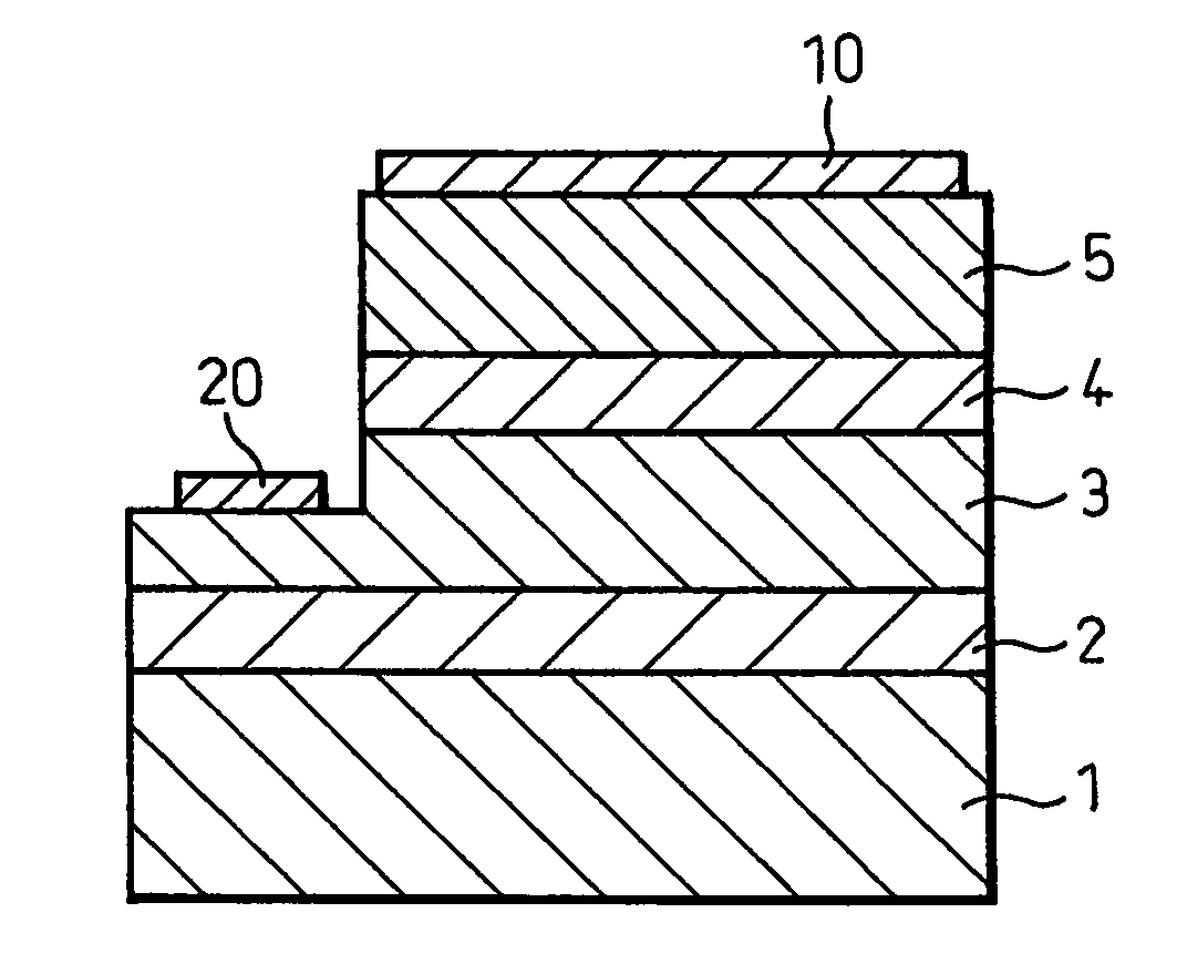 Gallium nitride-based compound semiconductor light-emitting device and negative electrode thereof