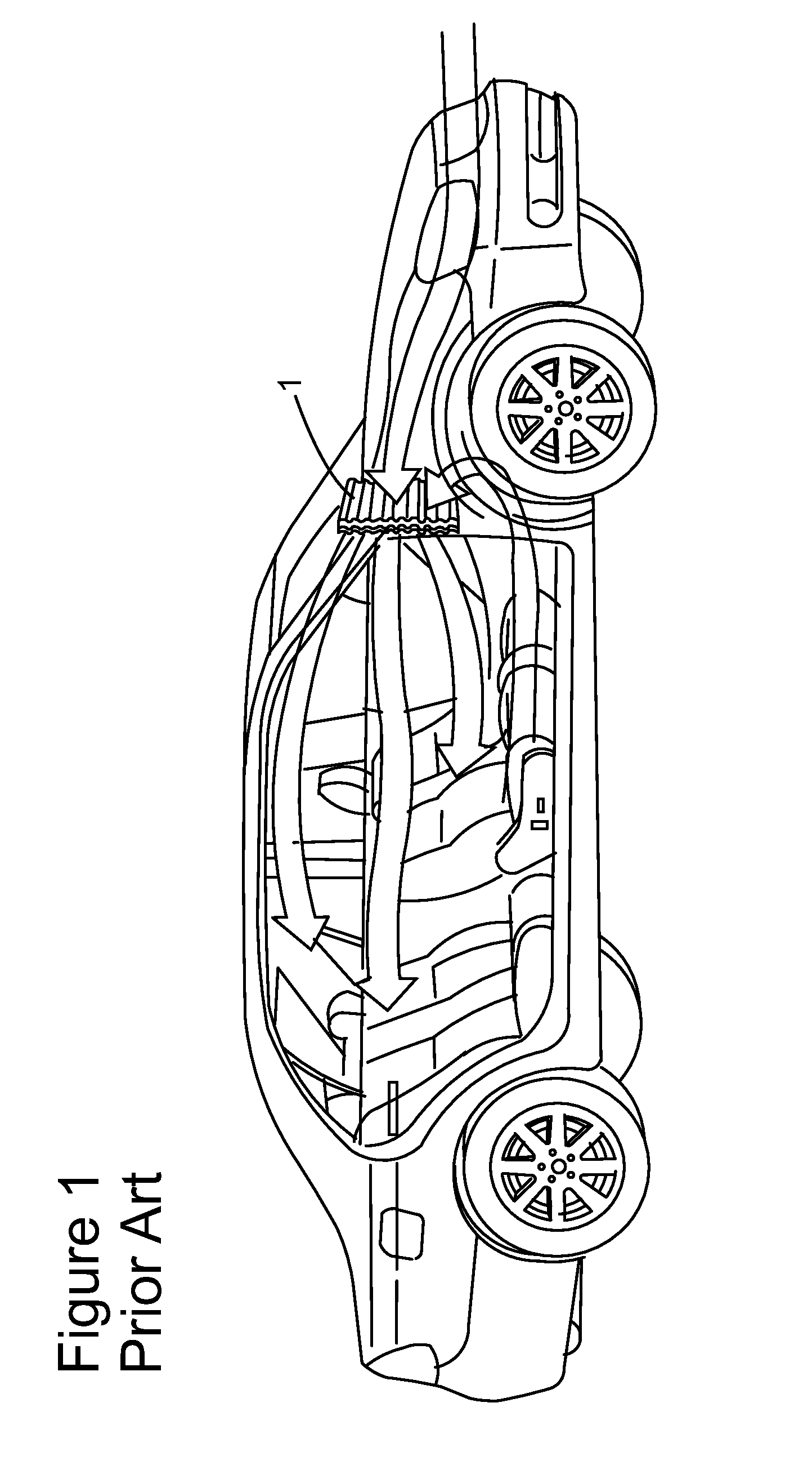 Ionization air purification system for the passenger cabin of a vehicle
