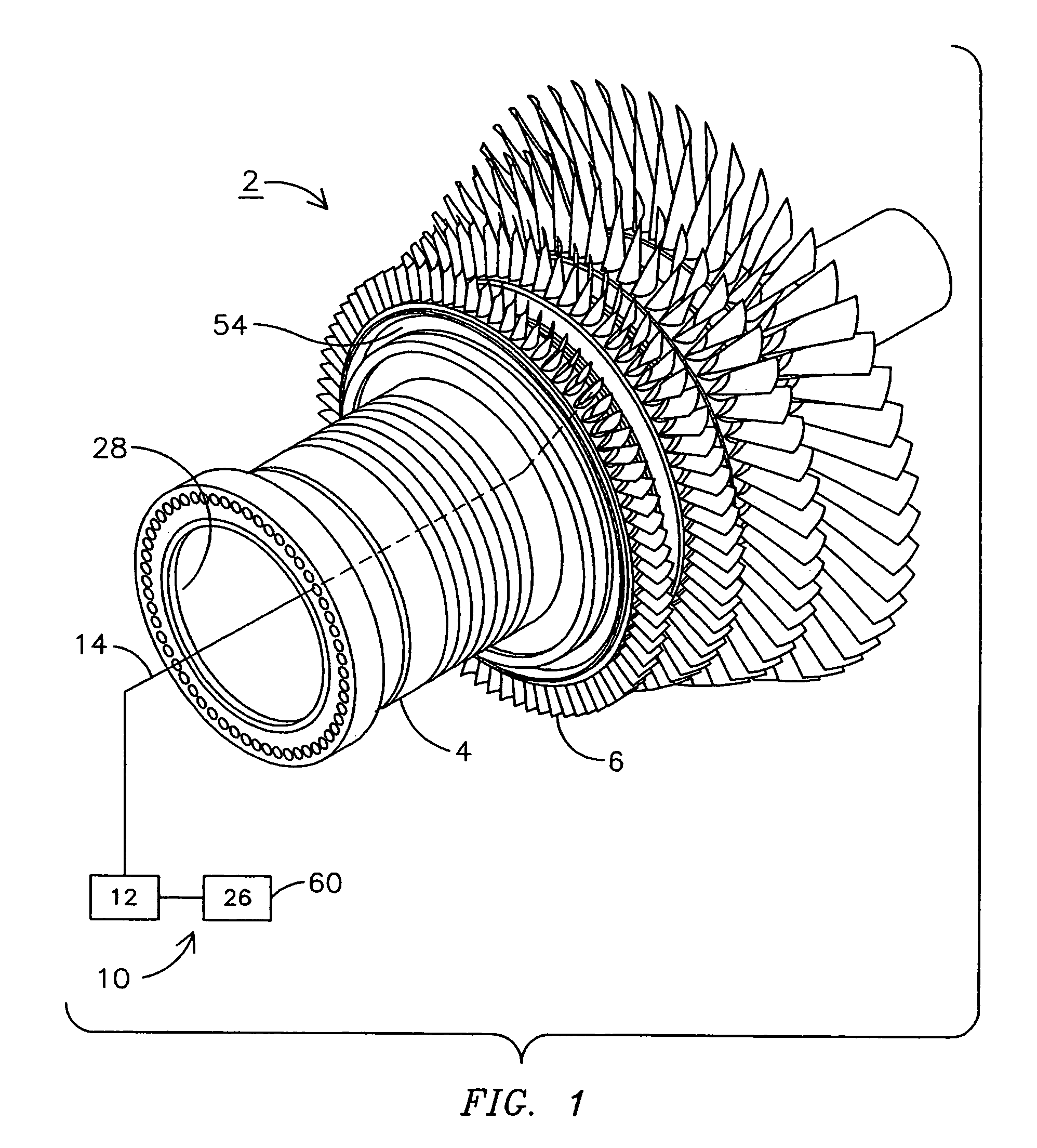 Doppler radar sensing system for monitoring turbine generator components