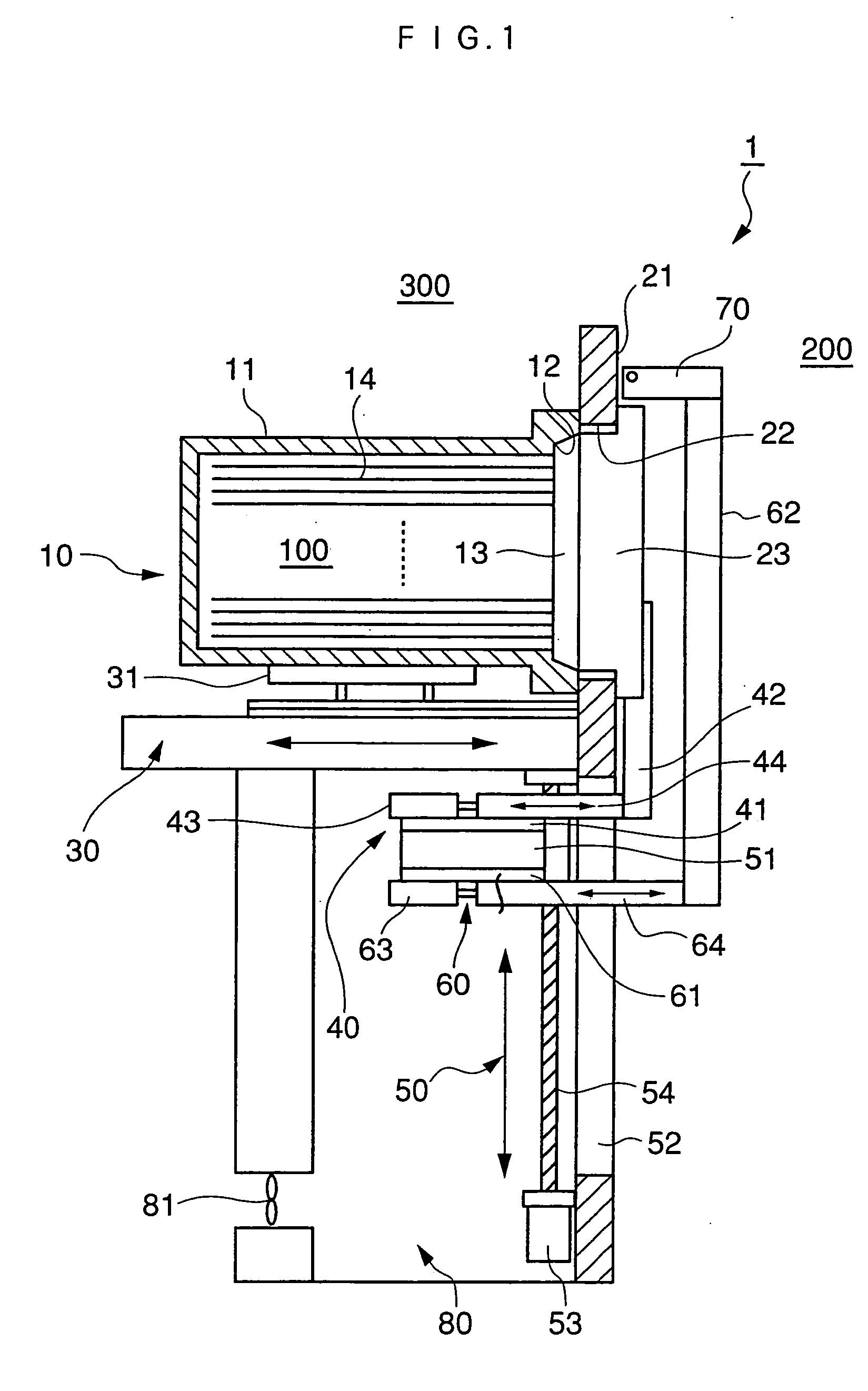 Drive-section-isolated foup opener