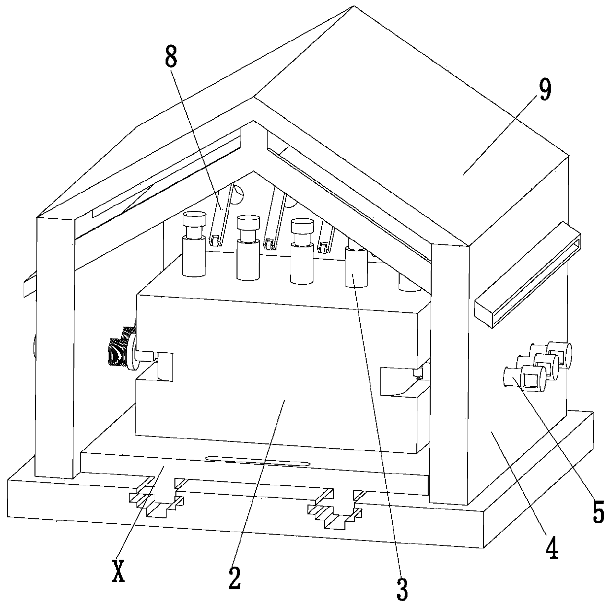 Outdoor oil-immersed power transformer