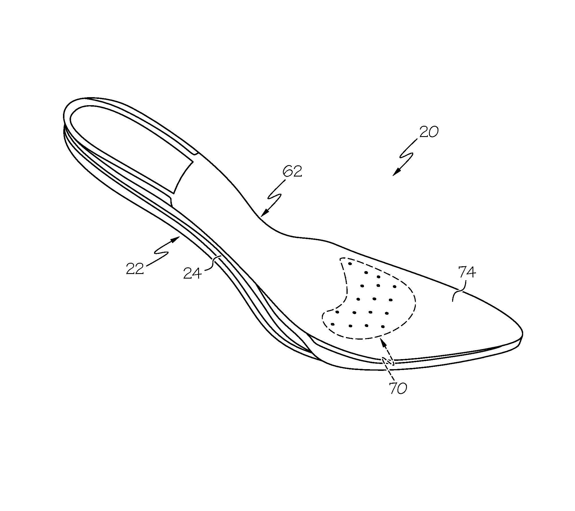 Footwear with insole system