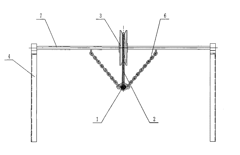 Manual slag raking machine