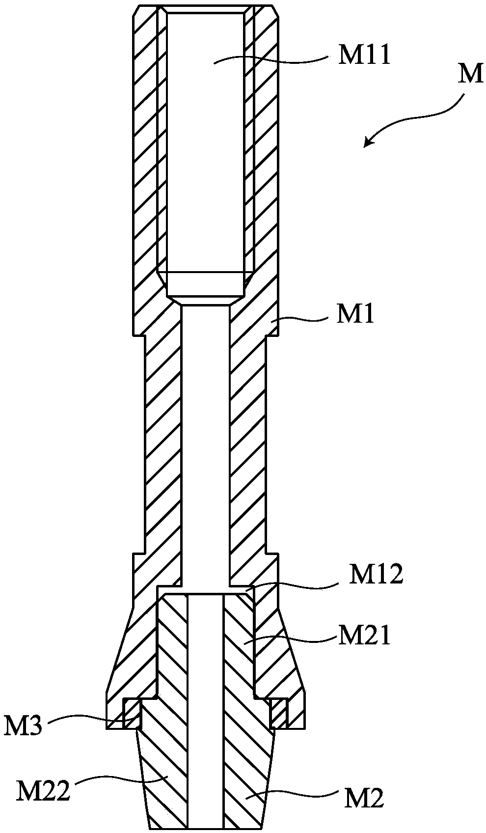 Valve needle assembly and electronic expansion valve with valve needle assembly