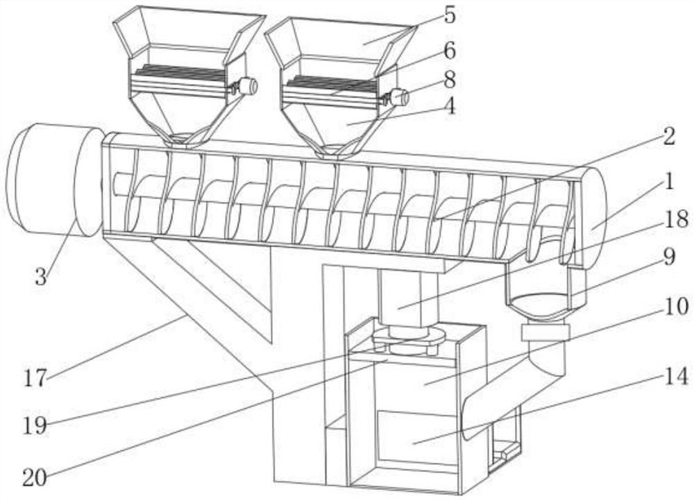 Solid waste solidification device