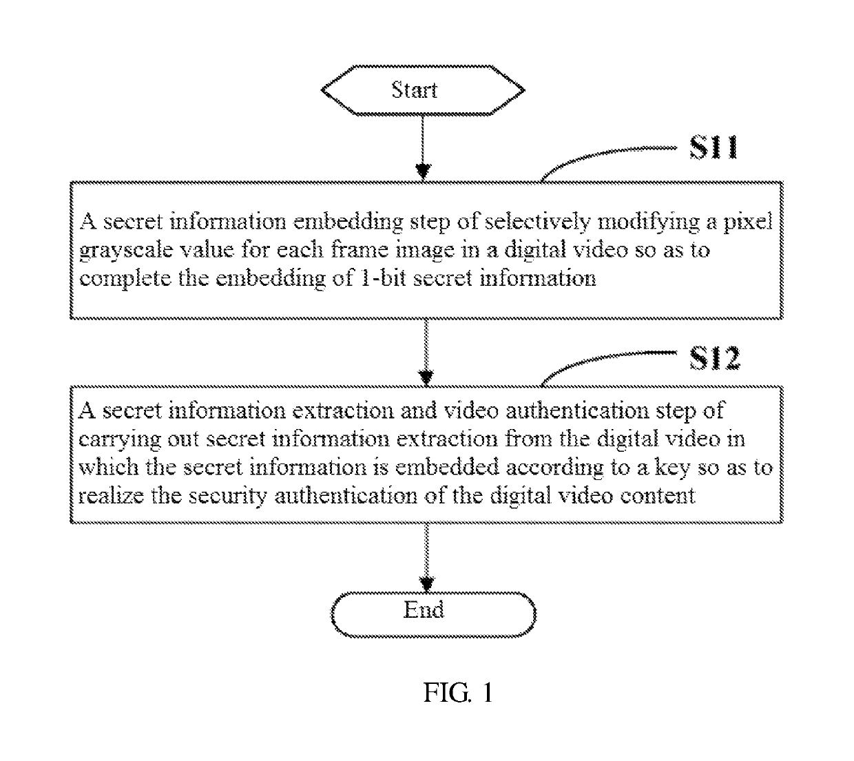 Digital video content security authentication method and system