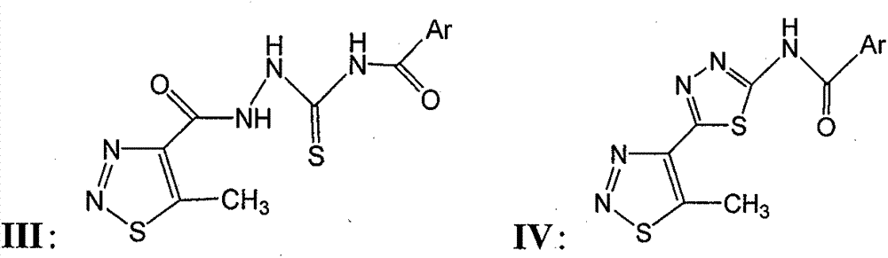 A class of 5-methyl-1,2,3-thiadiazole-1,3-4-thiadiazole derivatives and their preparation method and use