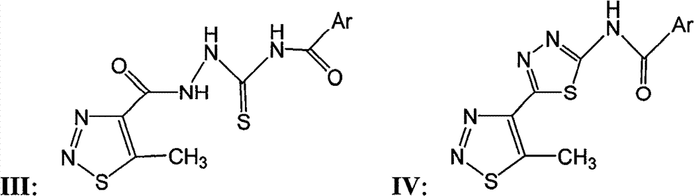 A class of 5-methyl-1,2,3-thiadiazole-1,3-4-thiadiazole derivatives and their preparation method and use