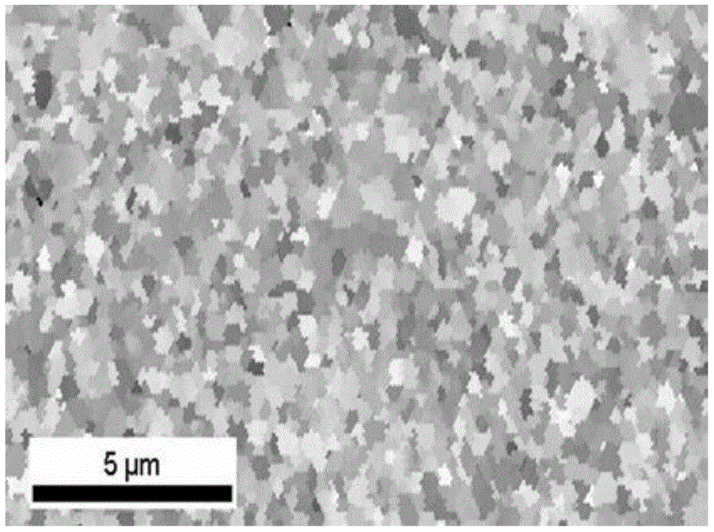 Method for preparing ultrafine grain titanium alloy by using alpha'' orthorhombic martensite microstructure