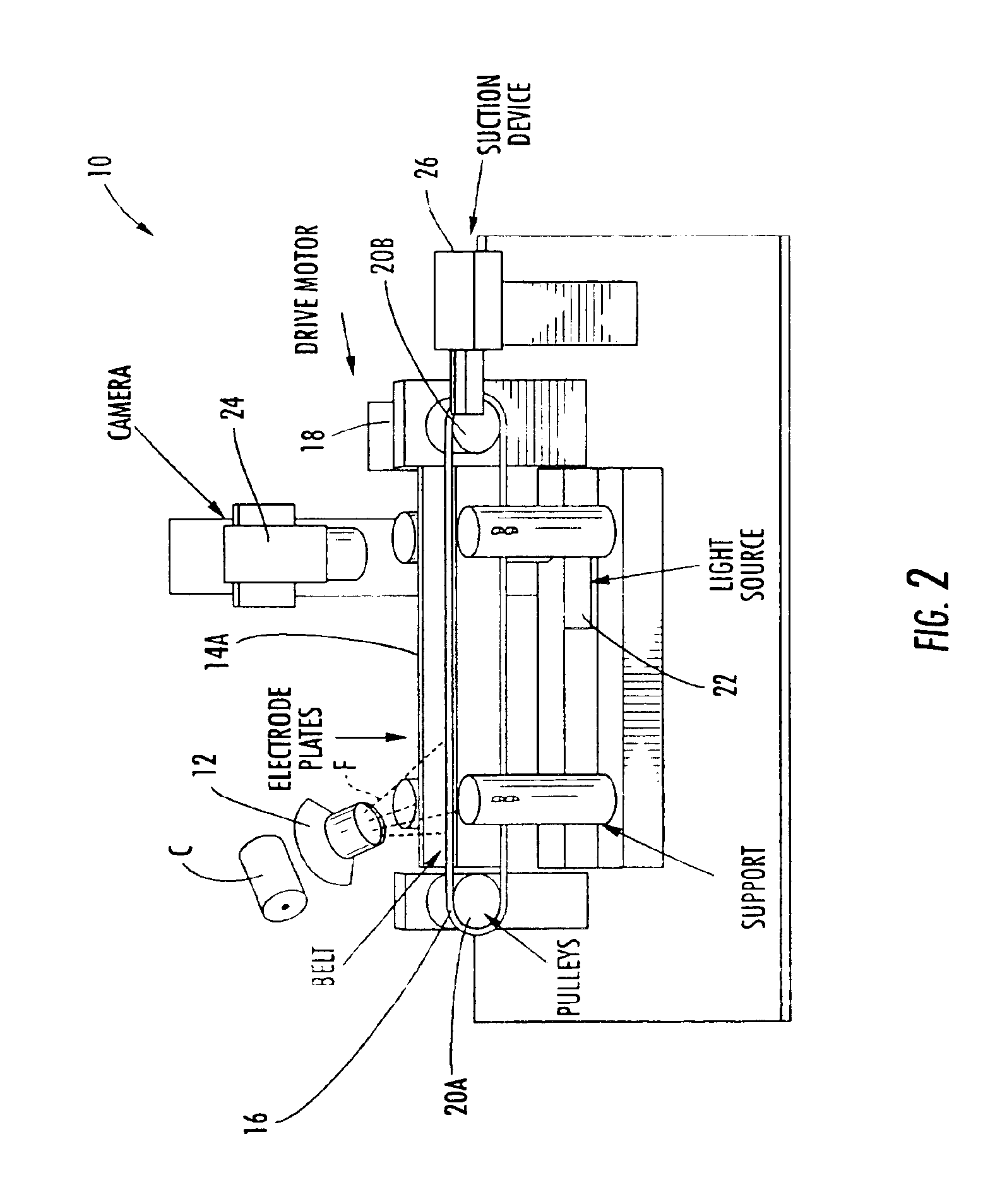 Apparatus and method for precision testing of fiber length using electrostatic collection and control of fibers