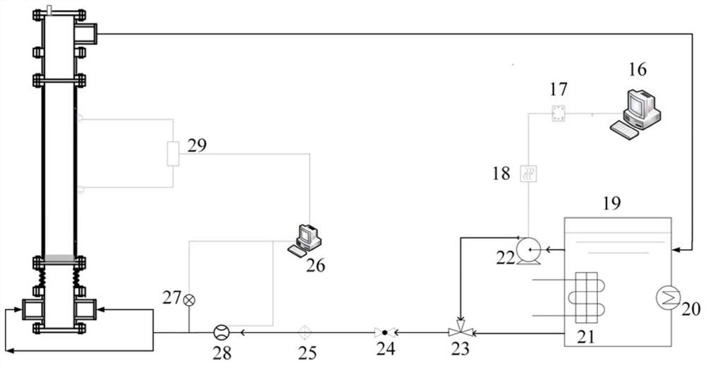 Spherical fuel flow field and pressure field measurement experiment device