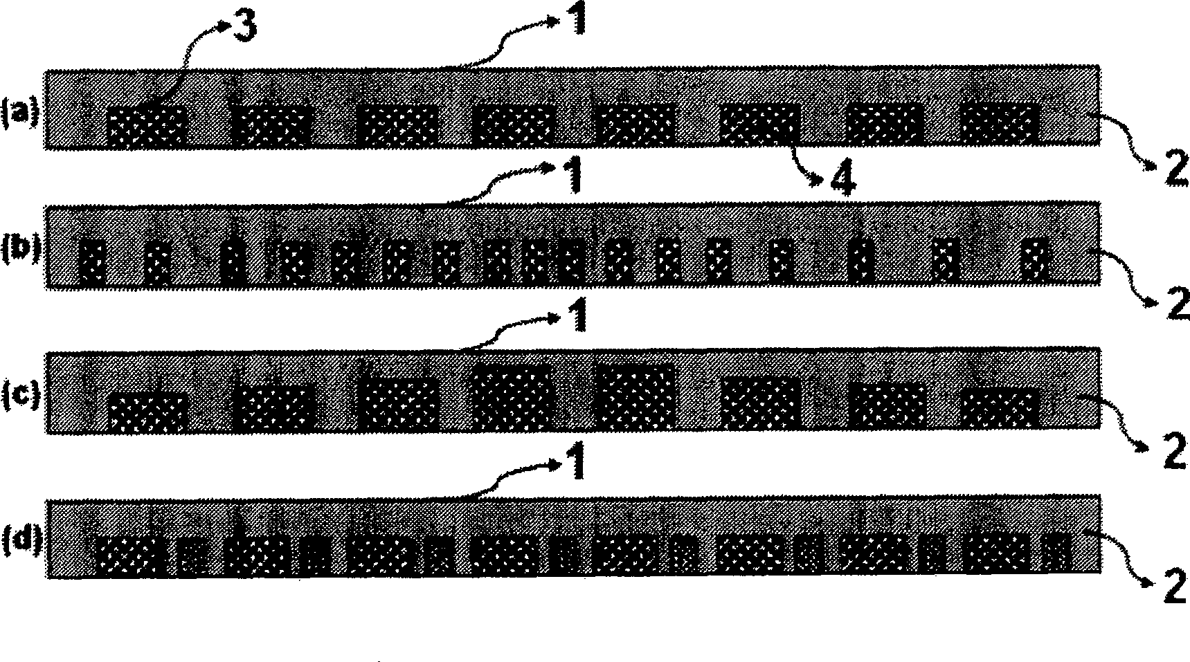 Method for coating LED excited fluorescence powder