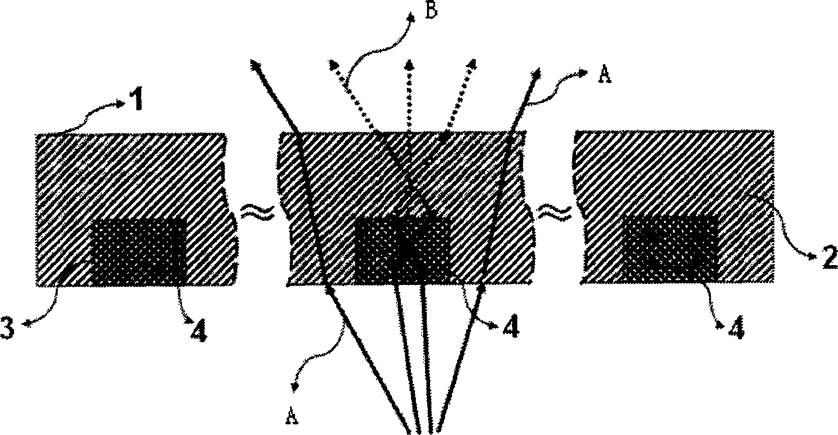 Method for coating LED excited fluorescence powder