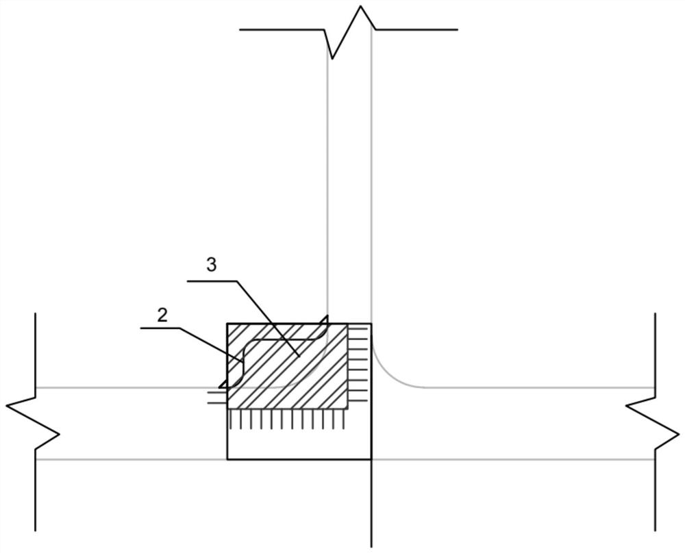 Construction method for constructing large and thick collapsible loess foundation by using profile steel cement soil stirring wall