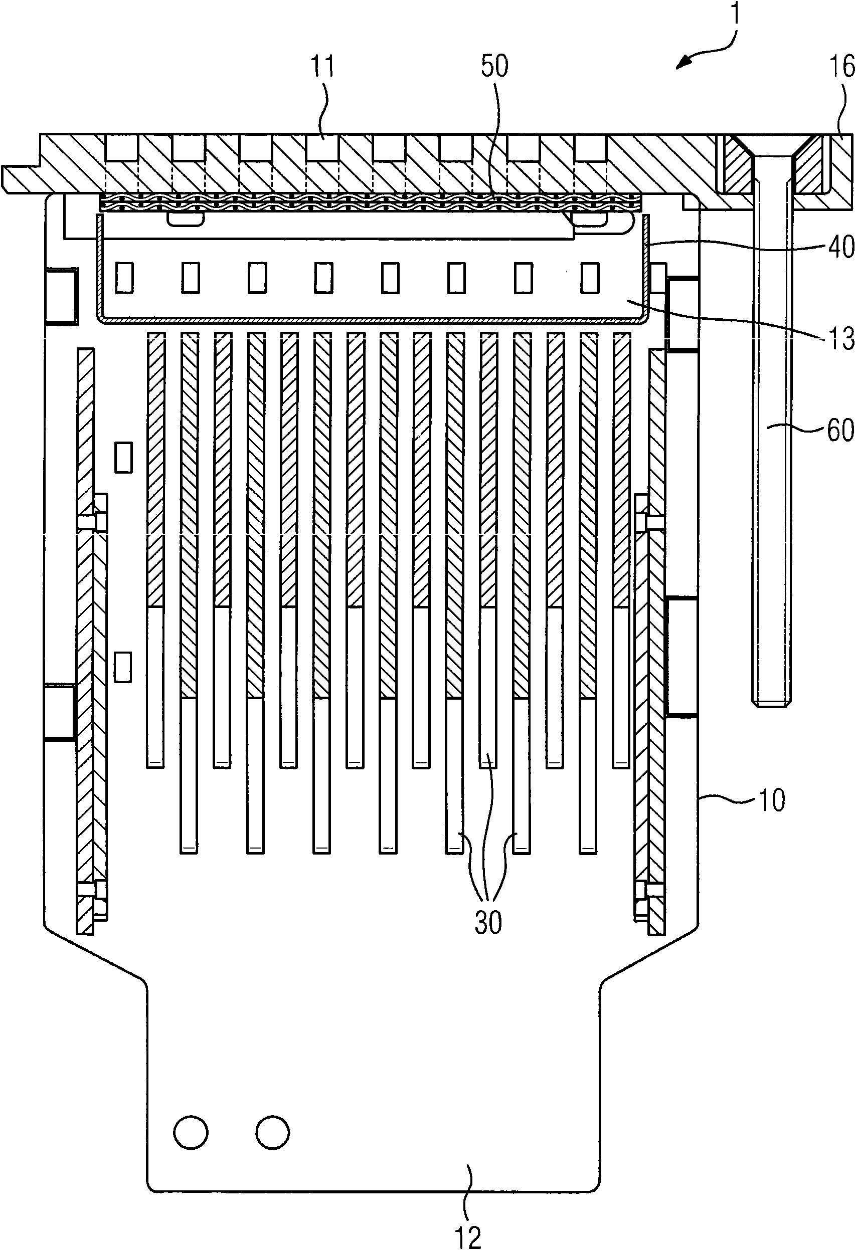 Circuit breaker with switching gas cooling