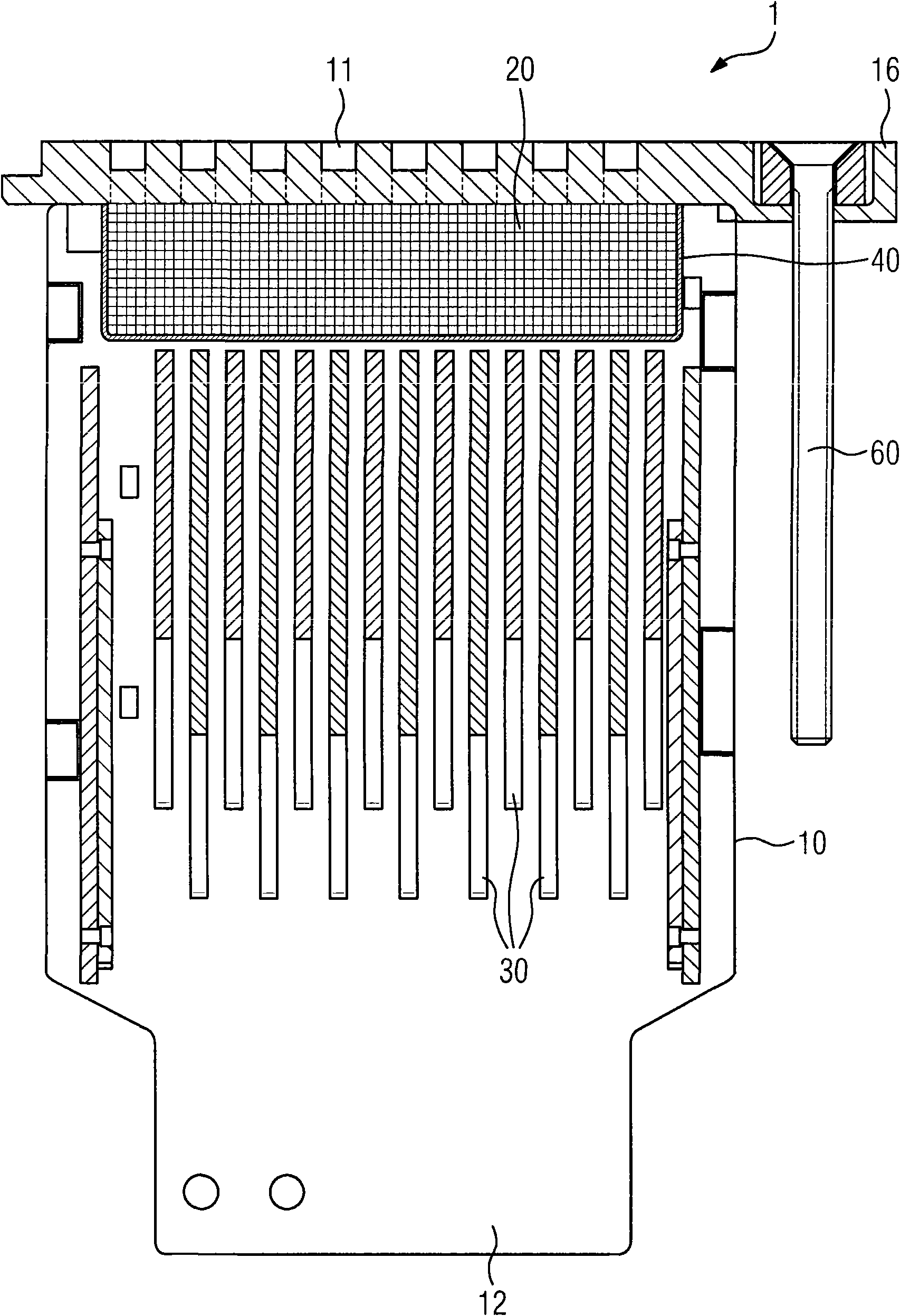 Circuit breaker with switching gas cooling