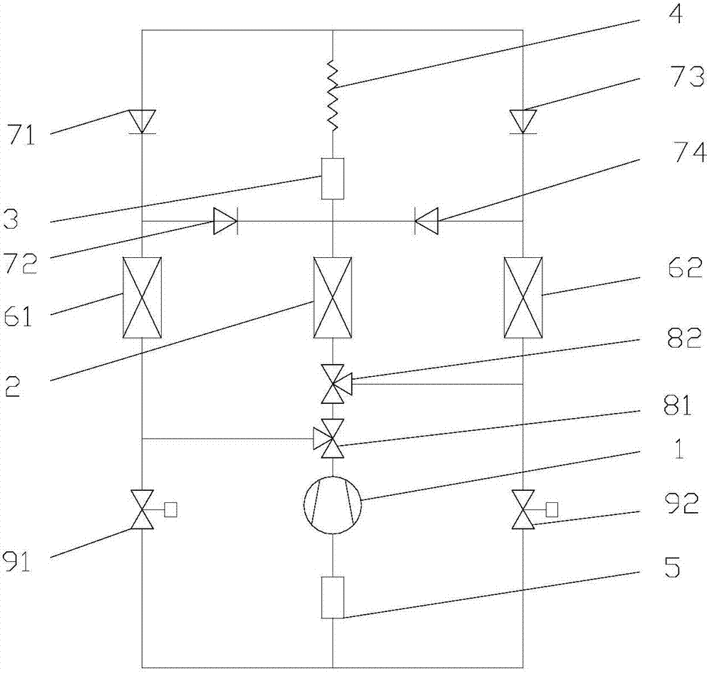 A control method for an automatic frosting system of an air-cooled refrigerator