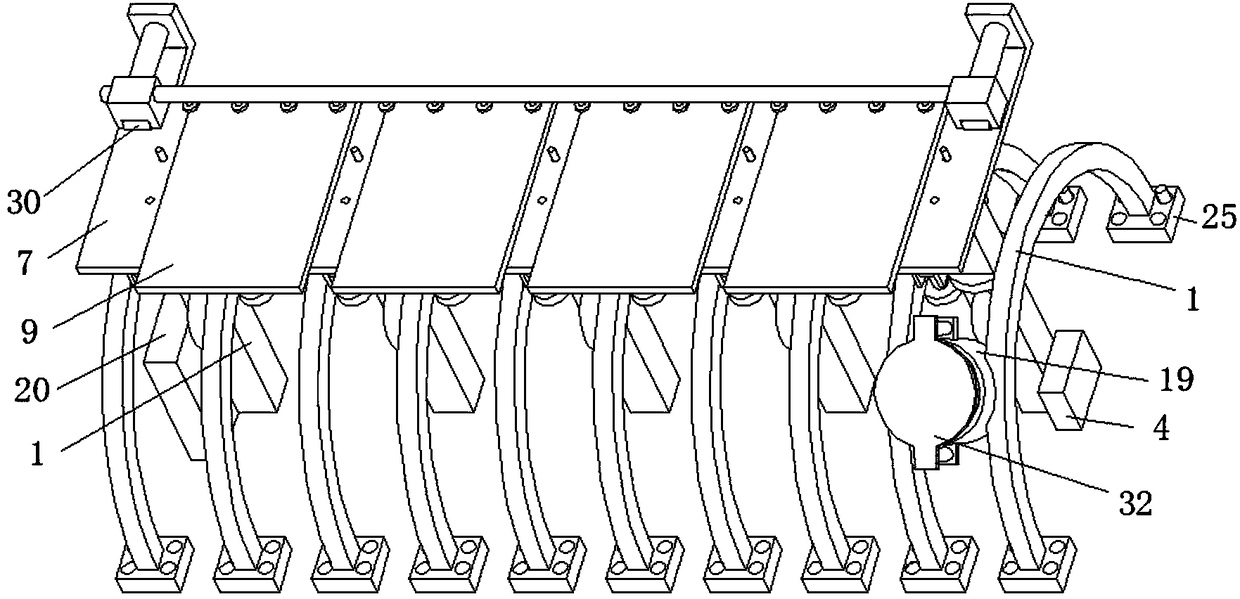 Photovoltaic agricultural science and technology greenhouse with roof cleaning device